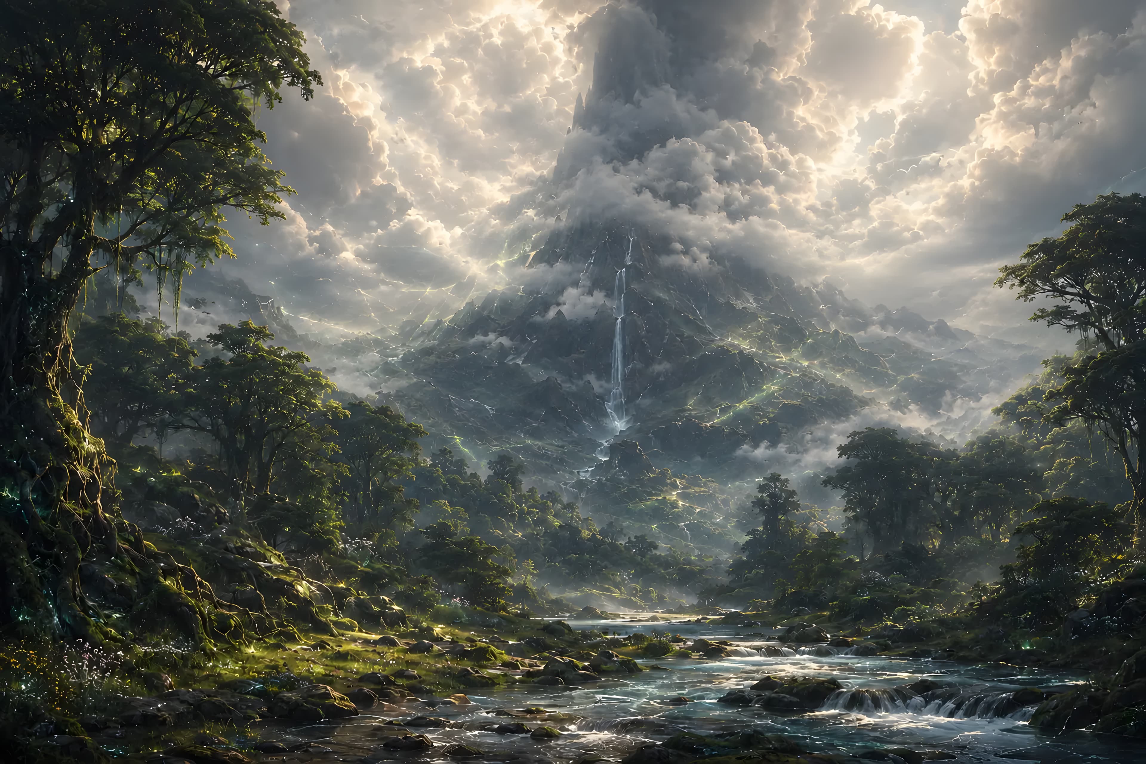 Mount Atria, the cosmic needle piercing the heart of Luxaria