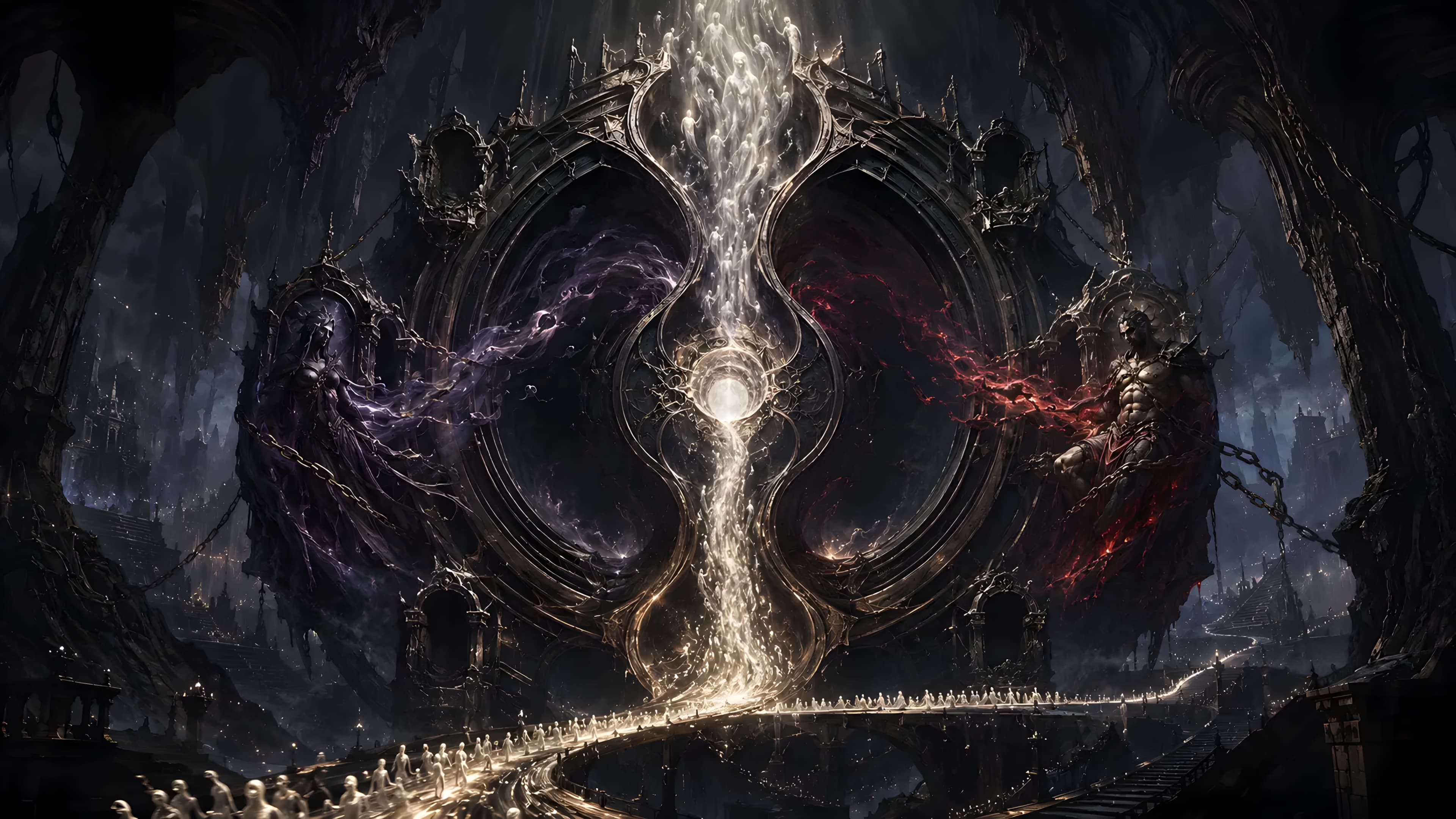The original Luxaria depiction of the Under-Void citadel